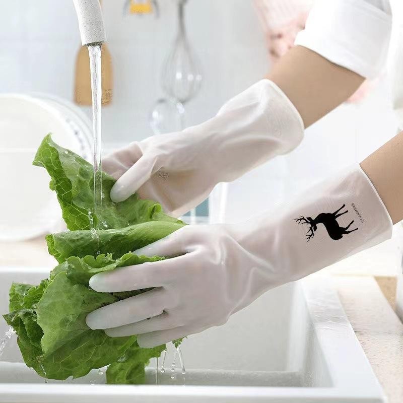 洗碗家务手套厨房耐用型防水橡胶乳胶家用刷碗洗衣服干活清洁耐磨