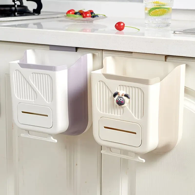 厨房长筒形卫生间可折叠家用10L