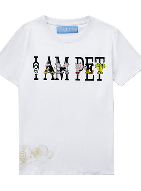 赛伯利亚CYBERIA I AM PET Tee 趣味情趣bootleg动物印花T恤