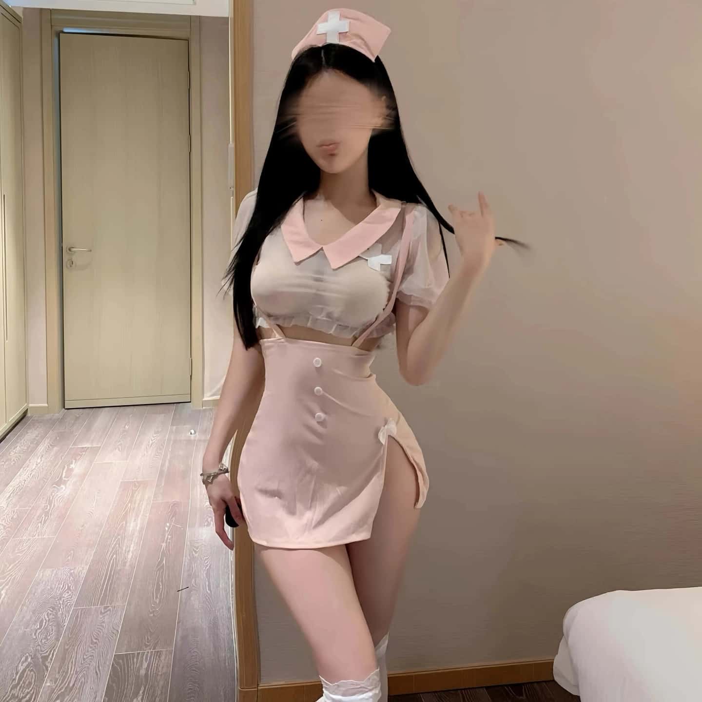 性感纯欲护士女仆制服套装cosplay甜美趣味角色扮演情调qqny睡裙