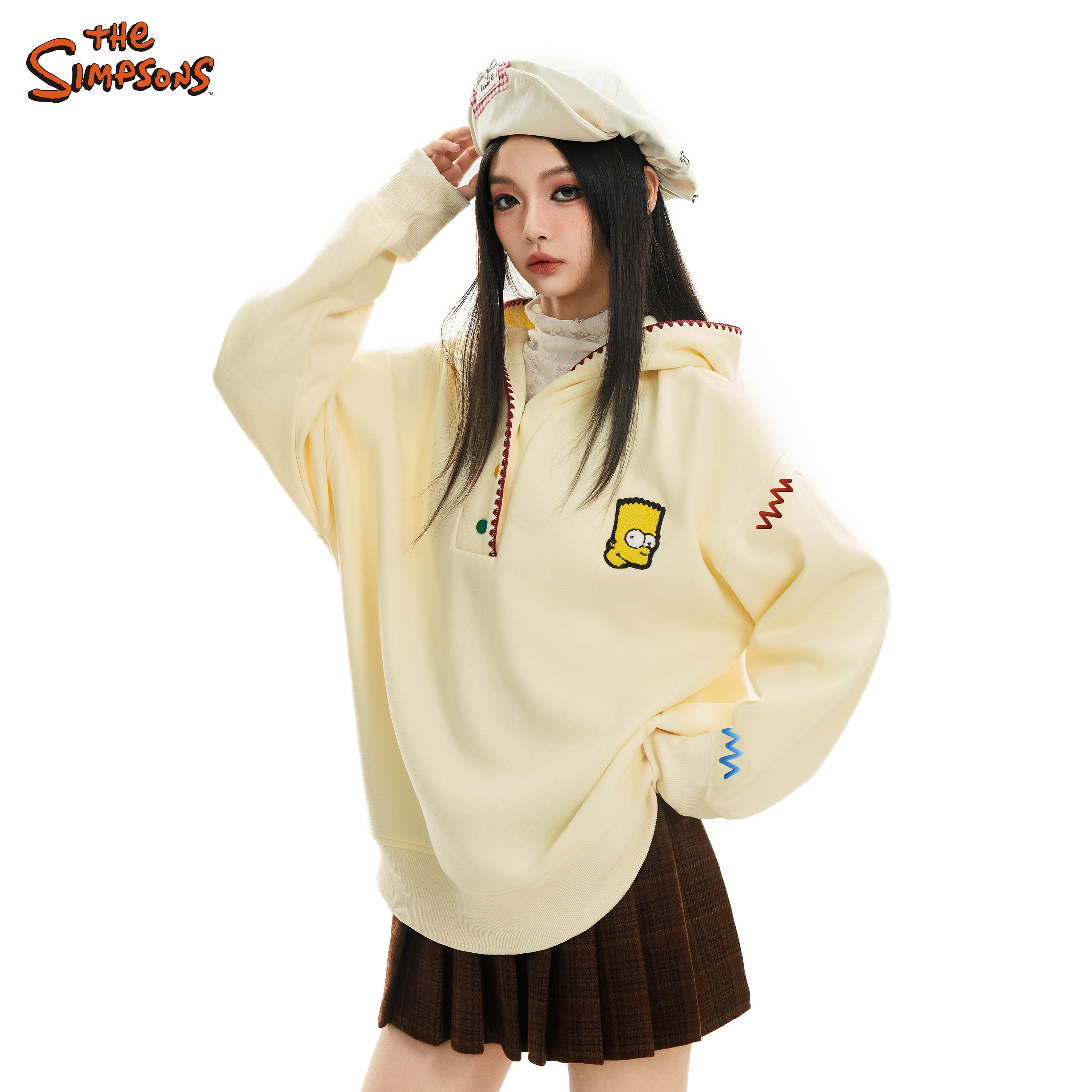 THE SIMPSONS辛普森一家2025秋季新款连帽卫衣男女同款情侣款休闲,男装,卫衣,淘宝优惠券,粉丝福利购,淘宝优惠卷
