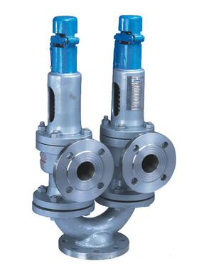 特种设备许可证A38Y双联弹簧式安全阀双联式法兰安全阀DN5065