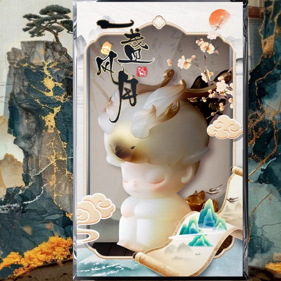 FUNHOME-一盏风月盲盒场景化手办亚克力收纳防尘展示盒盲盒展示