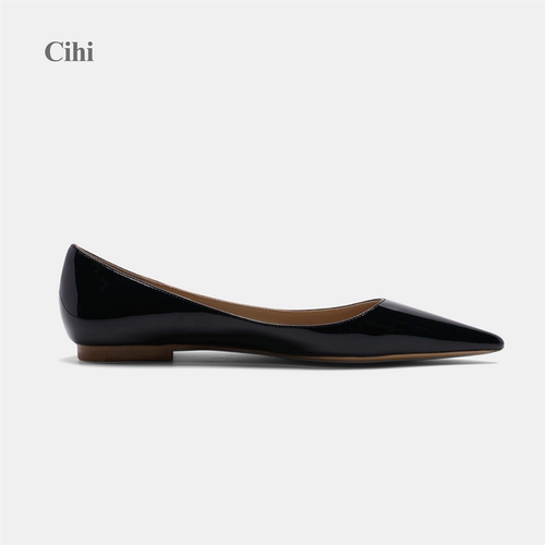 Cihi全包尖头浅口高跟鞋