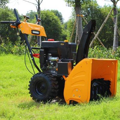 厂家手推式1马力71CM扬雪机适用于大棚鱼塘和市政环卫