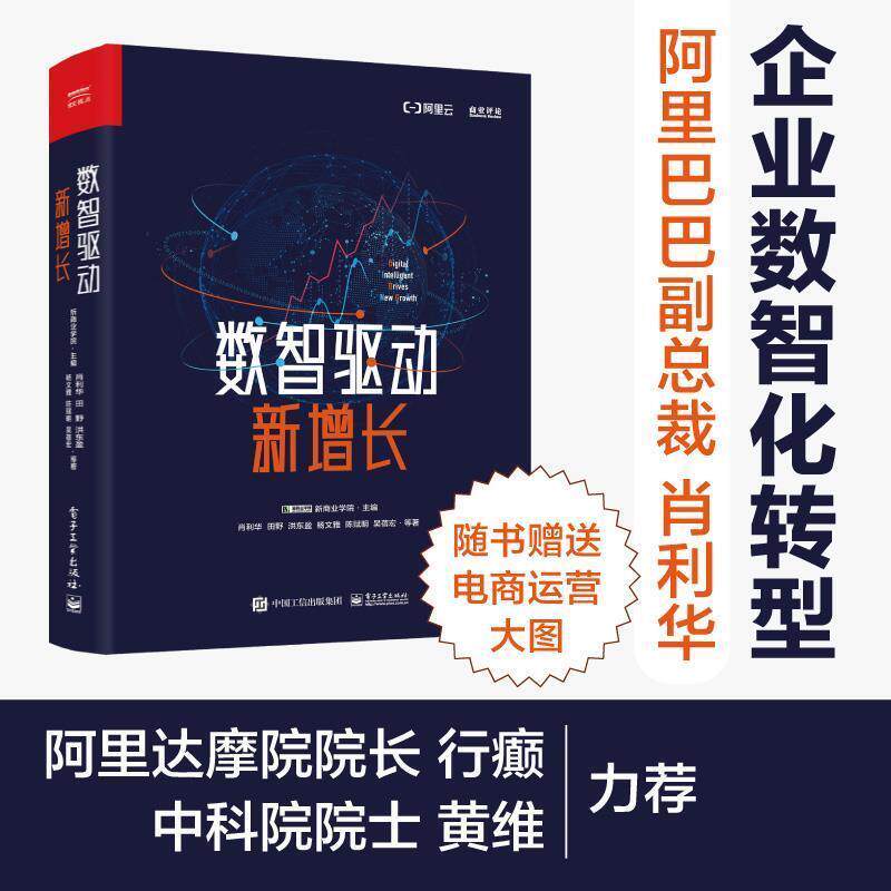 【正版书】 数智驱动新增长 肖利华田野洪东盈杨文雅陈赋明吴蓓宏 电子工业出版社