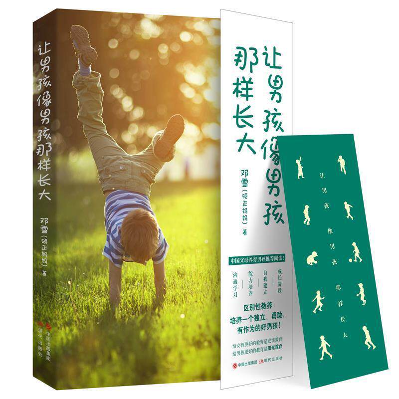【正版书】 让男孩像男孩那样长大 邓雪(硕正妈妈) 现代出版社