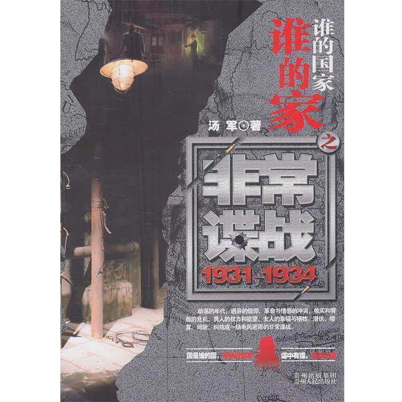 【正版书】 谁的国家谁的家之谍战 汤军 著 贵州人民出版社