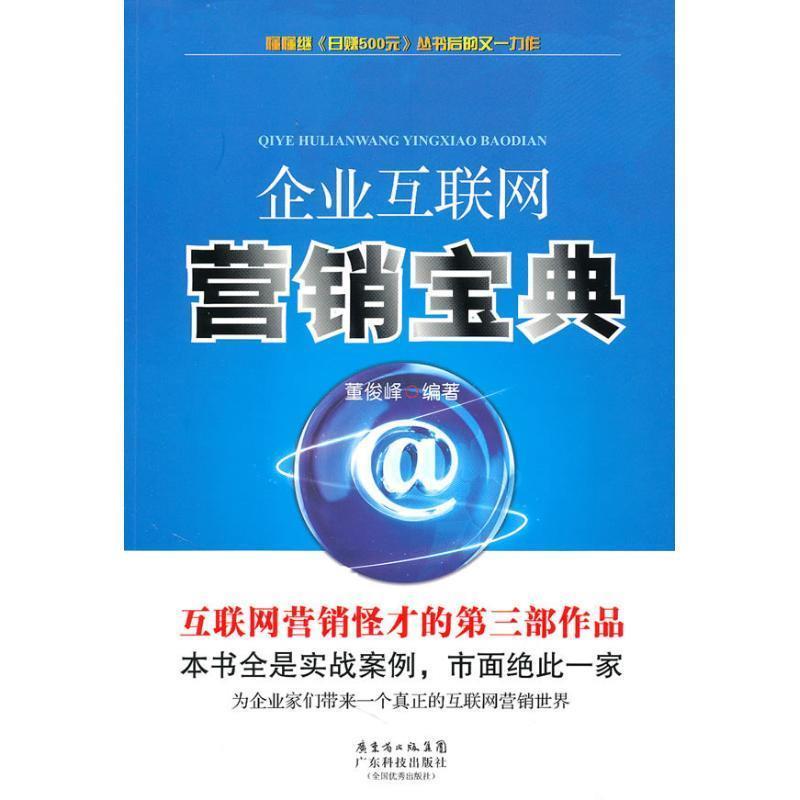 【正版书】 企业互联网营销宝典 董俊峰 编著 广东科技出版社