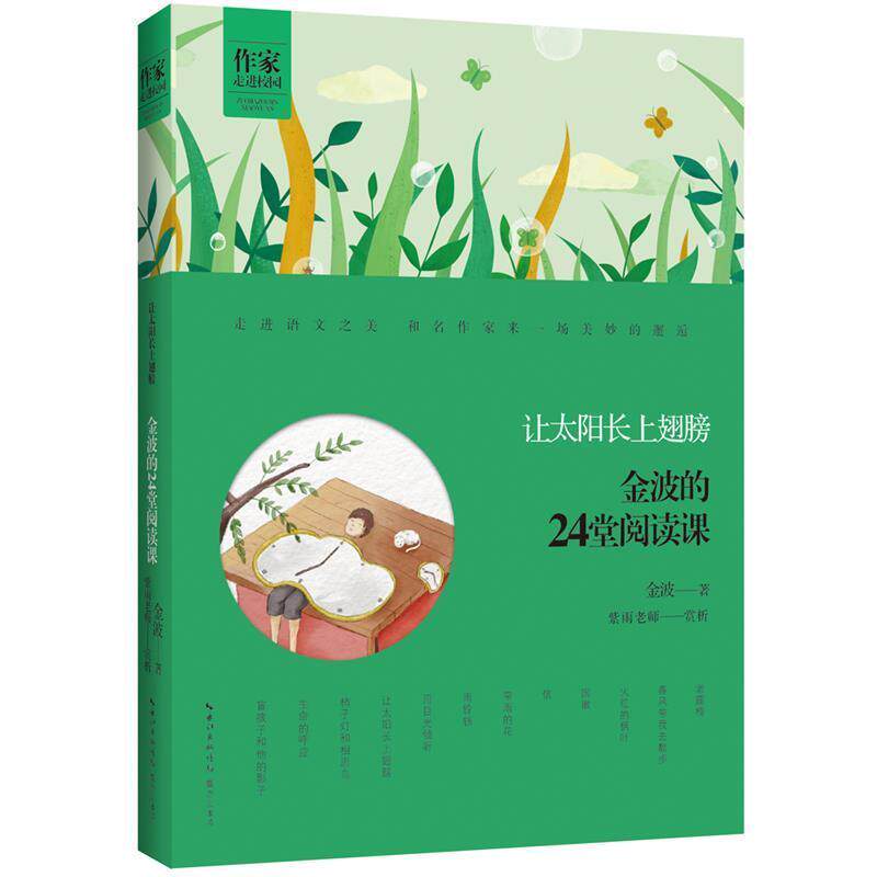 【正版书】 让太阳长上翅膀-金波的24堂阅读课 金波