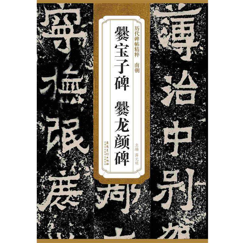 【正版书】 南朝爨宝子碑 爨龙颜碑 薛元明 主编 安徽美术出版社