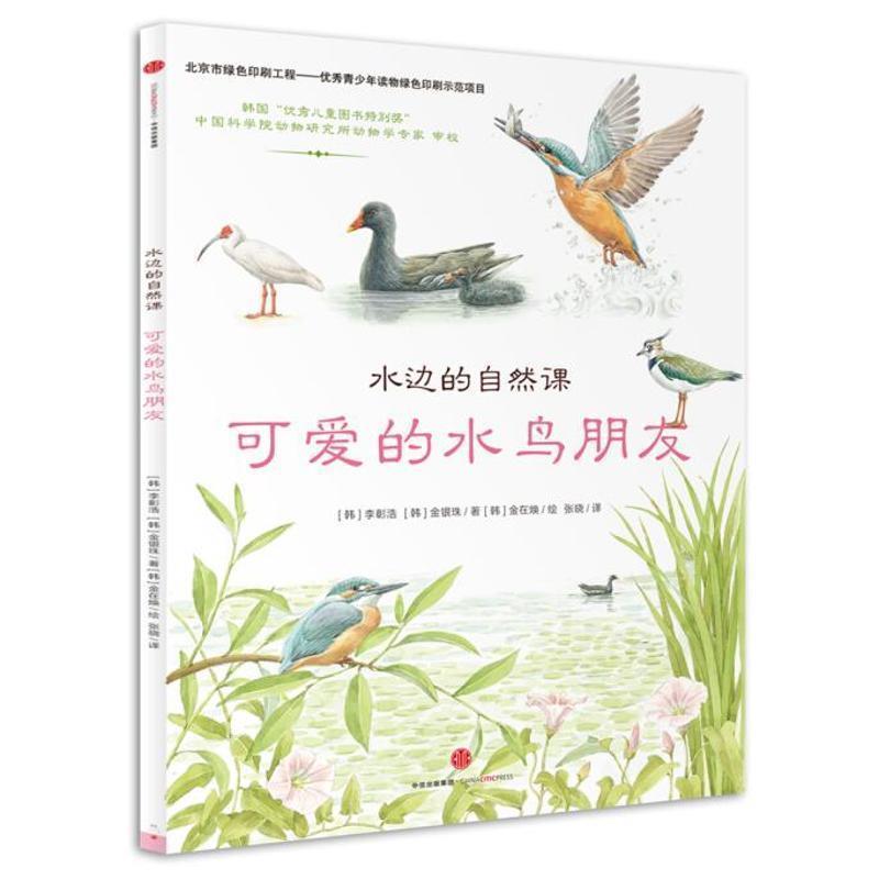 【正版书】 水边的自然课:可爱的水鸟朋友 (韩)金雄西 著 中信出版社