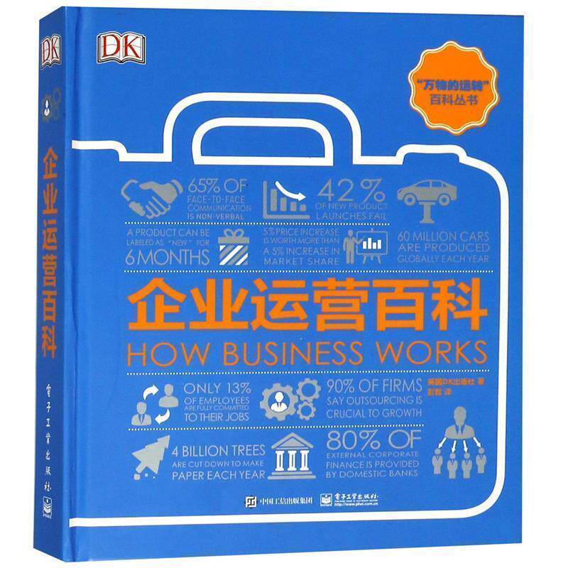 【正版书】 企业运营百科 [英国]英国DK出版社　著,彭哲　译 电子工业出版社