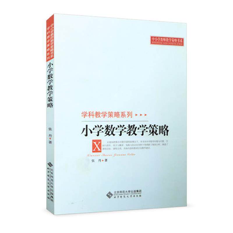 【正版书】 小学数学教学策略 张丹　著 北京师范大学出版社