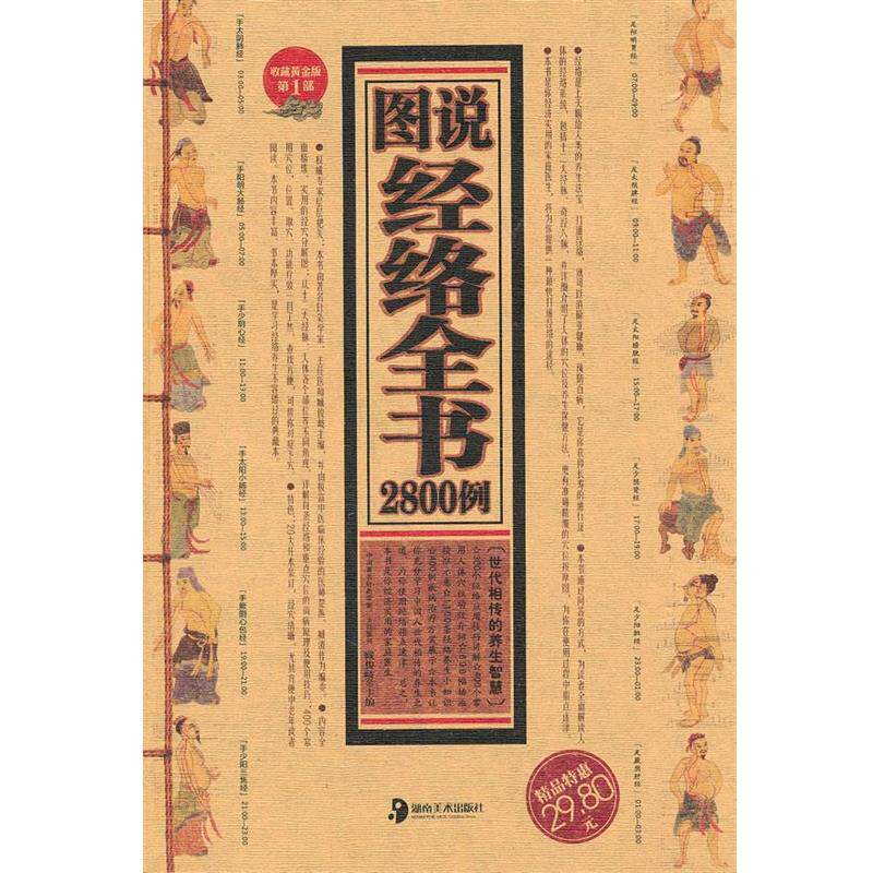 【正版书】 图说经络全书2800例 臧俊岐 主编 湖南美术出版社