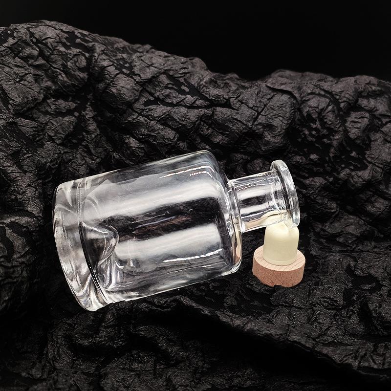 EQ4F玻璃小酒瓶密封单一麦芽威士忌分装空瓶子便携装酒樽分享品鉴