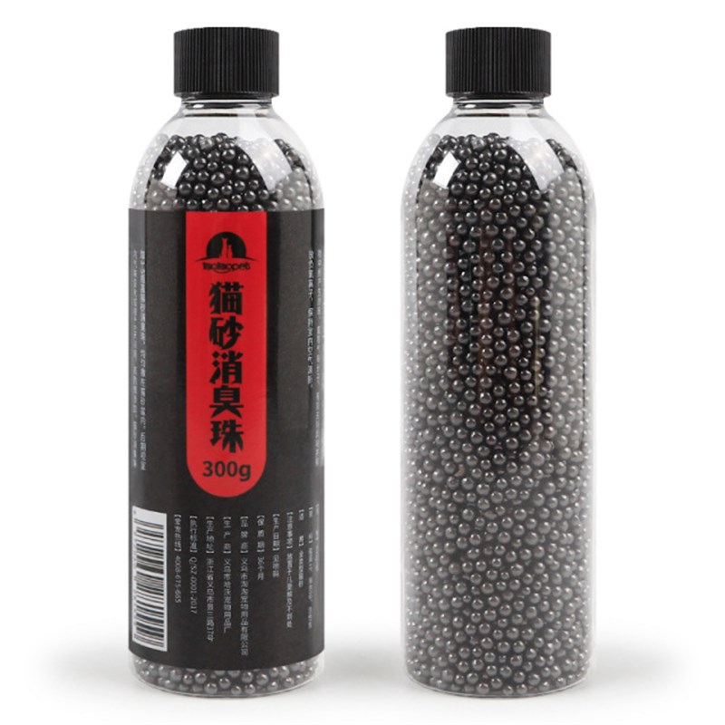 皮皮淘猫砂室内去味消臭除臭珠猫砂盆通用伴侣去味剂宠物用品省心