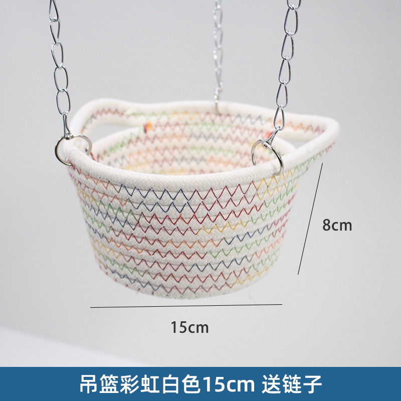 蜜袋鼯睡窝仓鼠金丝熊布吊篮窝刺猬睡床鹦鹉吊篮造景生活宠物用品