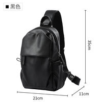 German chest bag, casual men's single-shoulder crossbody bag, multi-functional travel bag, trendy brand crossbody bag, small bag, trendy men's bag thumbnail 4