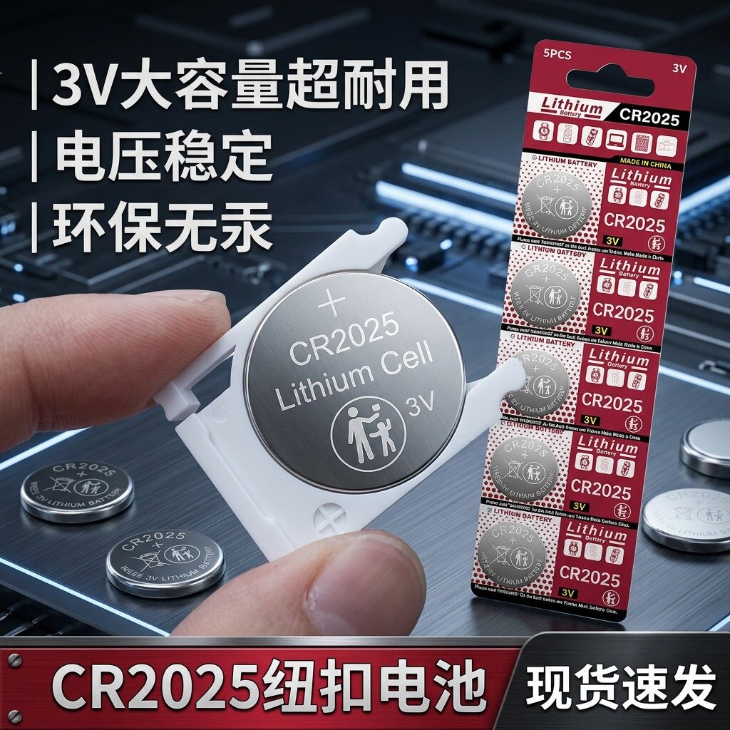 CR2025/3V纽扣电池遥控器血糖仪