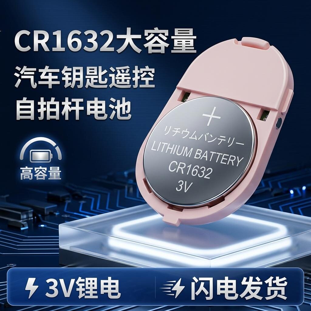 CR16323V纽扣电池车钥匙遥控器