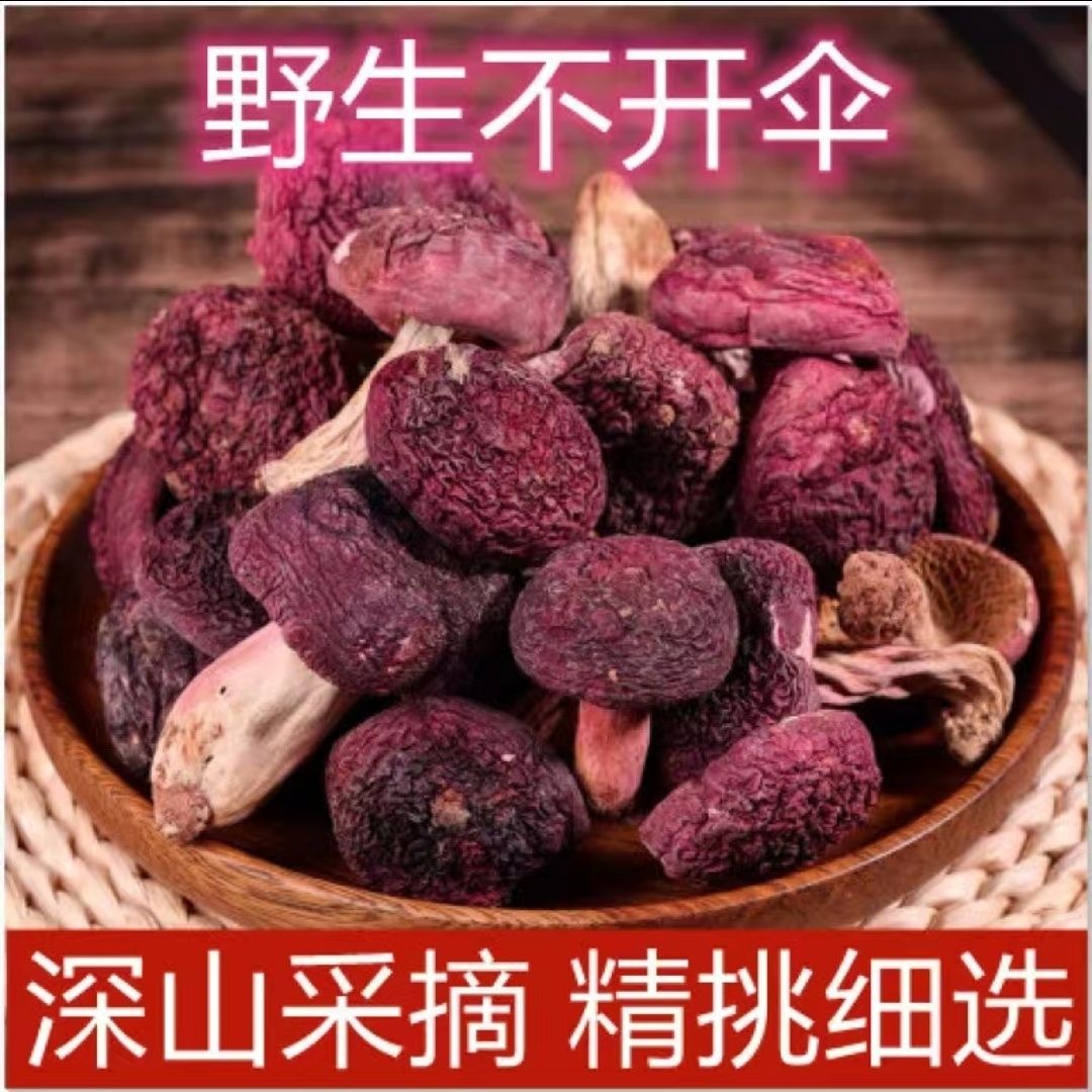 新货福建三明野生红菇500g干货红蘑菇红椎菌孕妇煲汤月子炖汤礼盒