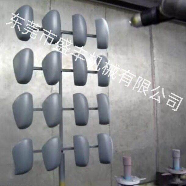 国产汽车后视镜多轴喷塑机器人喷涂线设备汽车配件智能喷涂设备厂