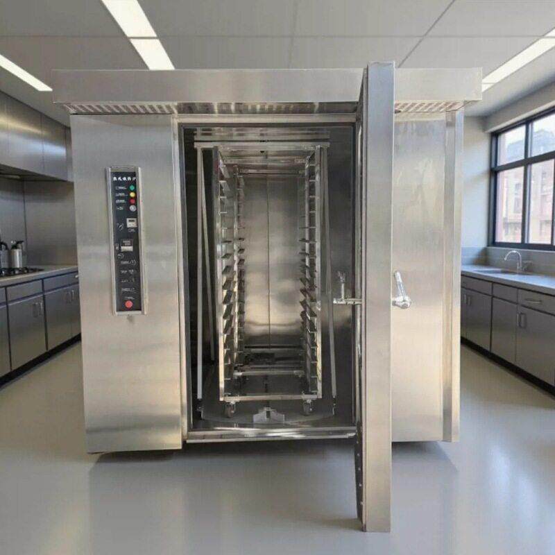 商用热风炉 旋转烤箱 面包房烤箱设备 32盘柴油食品烘焙机械
