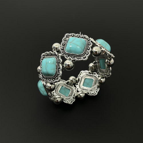 Vintage古着 Imitation blue turquoise bracelet手链