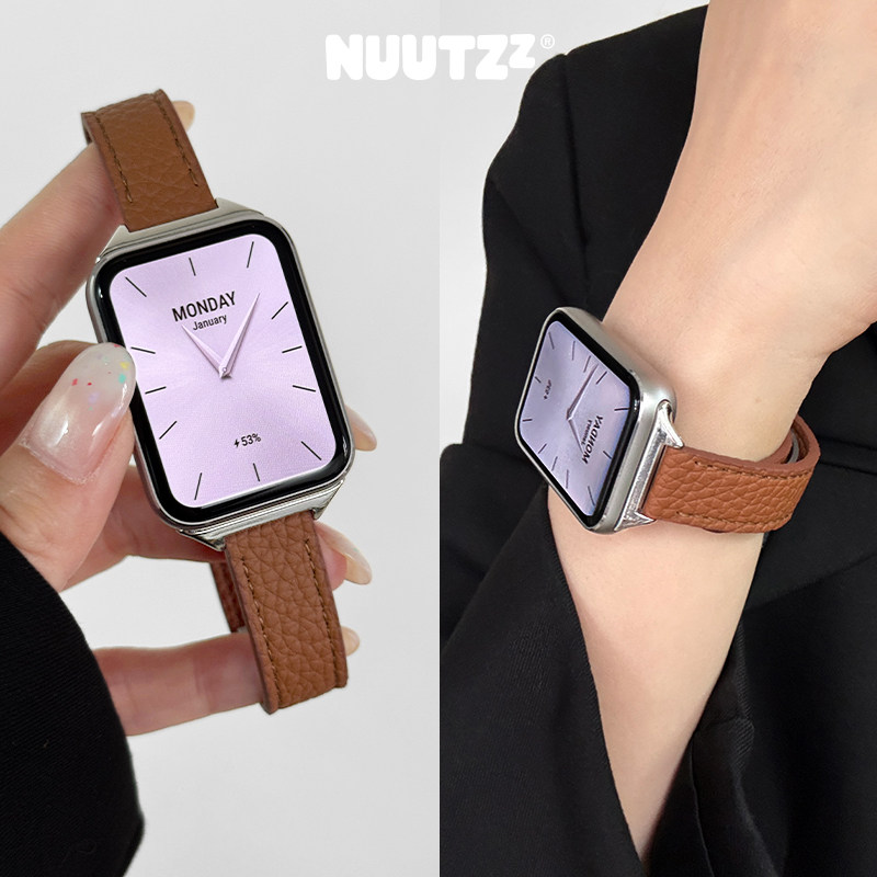 张倩仪同款CloudHIS春夏新品适用小米手环9pro表带硅胶磁吸8Pro手链腕带智能运动手表红米watch5男女生高级感