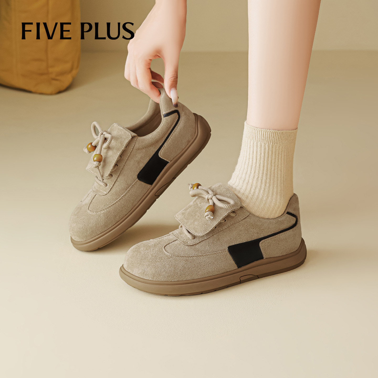 FIVEPLUS复古软底德训鞋