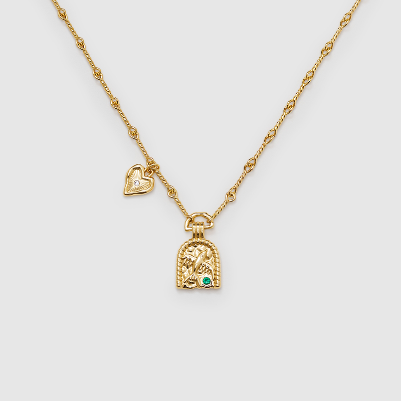 Amber Lollipop闪耀晧石项链高级感轻奢小众锁骨链2025新款礼物