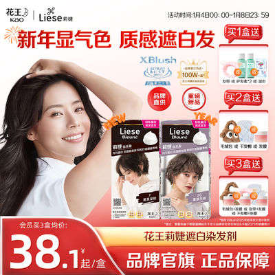 【官方】花王莉婕遮白泡沫染发剂