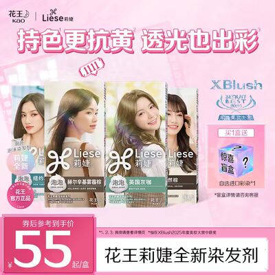 花王Liese莉婕全新泡沫染发剂