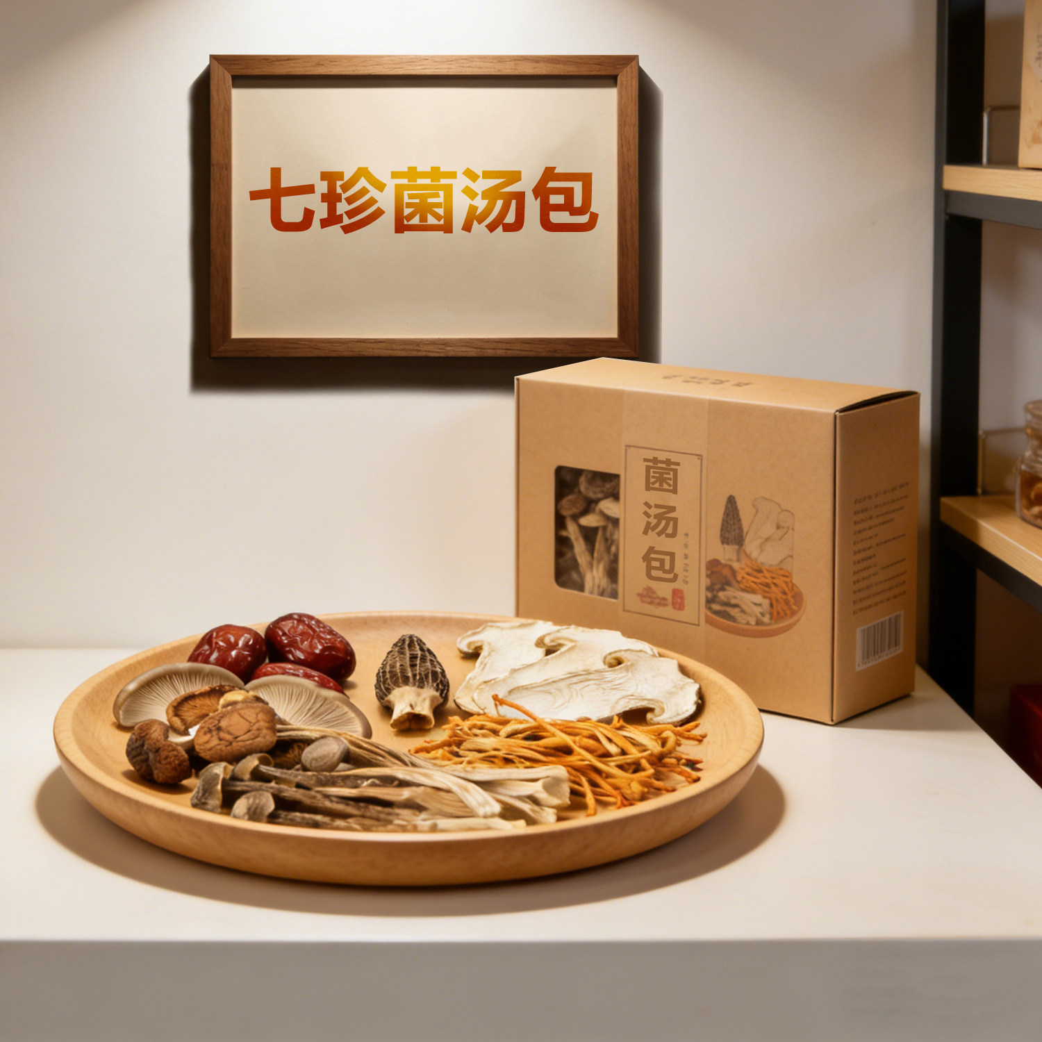 古田菌汤包七彩菌菇汤料包干货