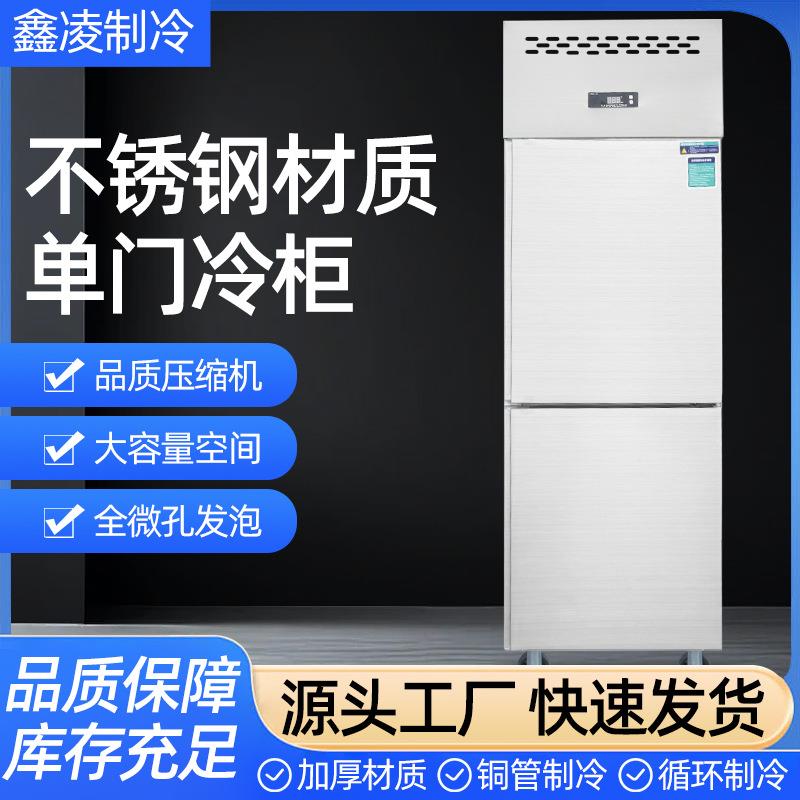 单门冷柜水果蔬菜冷藏冷冻展示柜厨房多功能冰柜立式二门冰箱