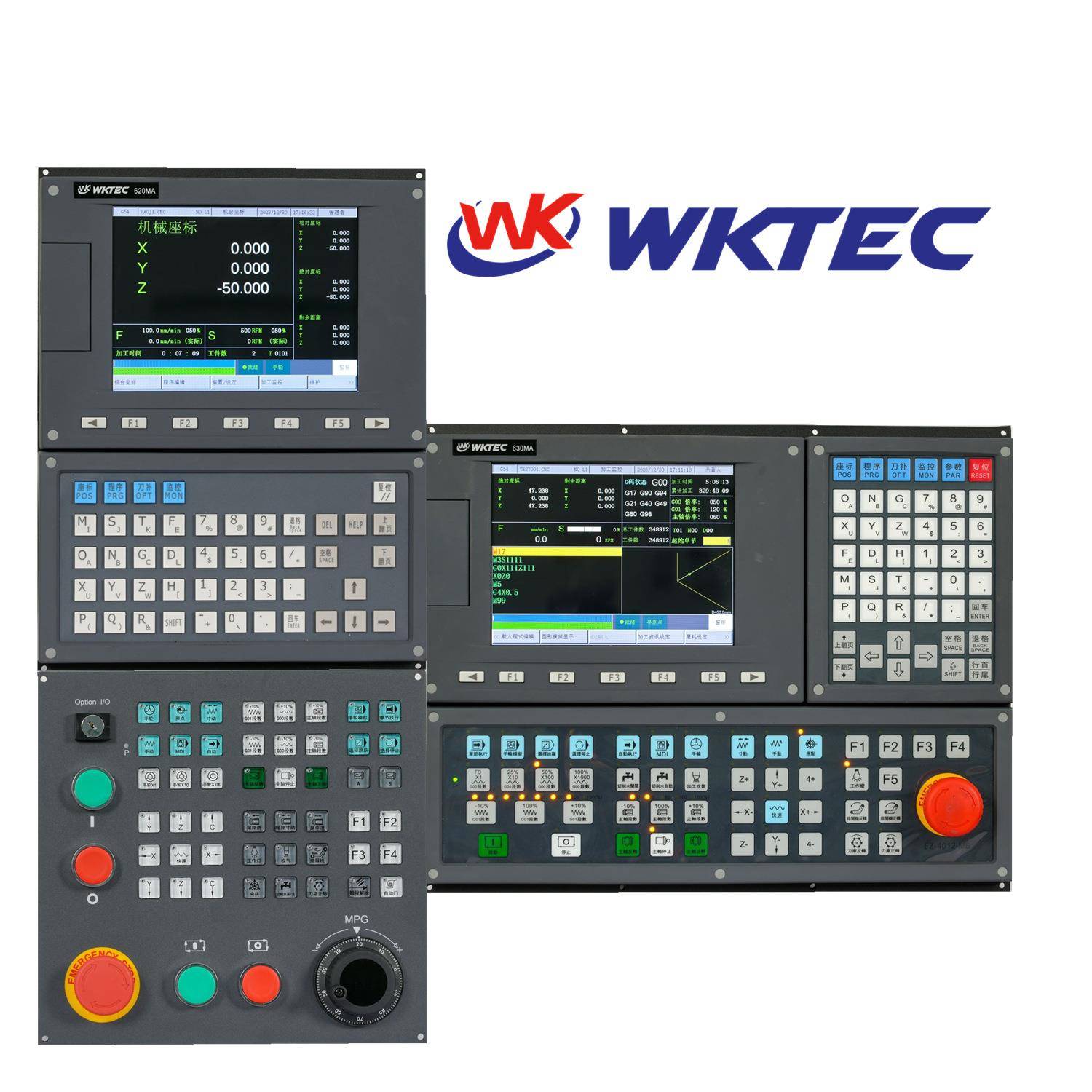 铣床数控系统630MA替fanuc新代CNC3轴钻攻双通道多通道数控系统