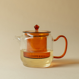 弥溪耐热玻璃茶壶茶水分离泡茶杯玻璃花茶壶加厚煮茶壶家用过滤壶