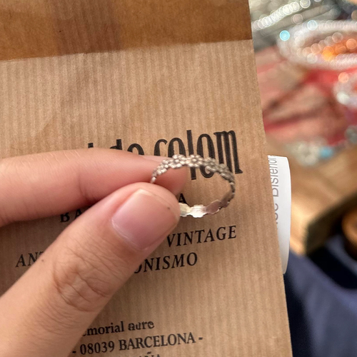 Vintage古铜做旧小雏菊花朵戒指