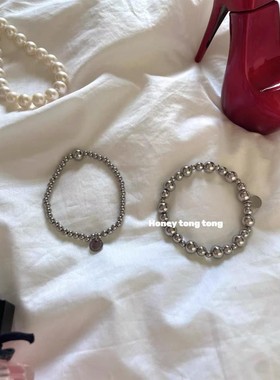 小圆珠手串手链女款精致百搭时尚