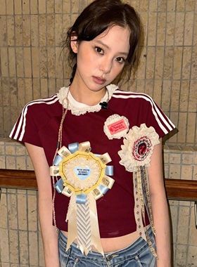 欧阳娜娜同款胸花lo勋章胸针徽章甜美y2k设计感配饰女款2026新款