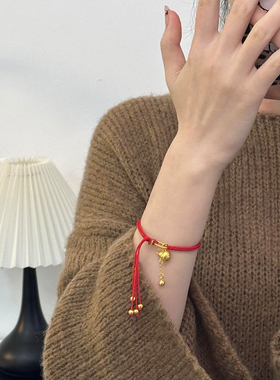新中式红绳葫芦流苏手链新年转运