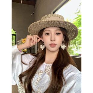 法式 百搭耳饰耳钉 高级贝壳流苏耳环女夏海边度假风小众设计感时尚