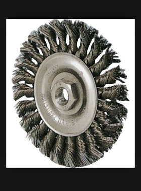 BURRTEC 高速旋转钢丝轮 3085100 高刚性支持重抛光