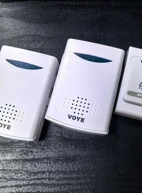 一拖二无线遥控门铃 家用38首音乐音量可选门铃迎宾器V006B2