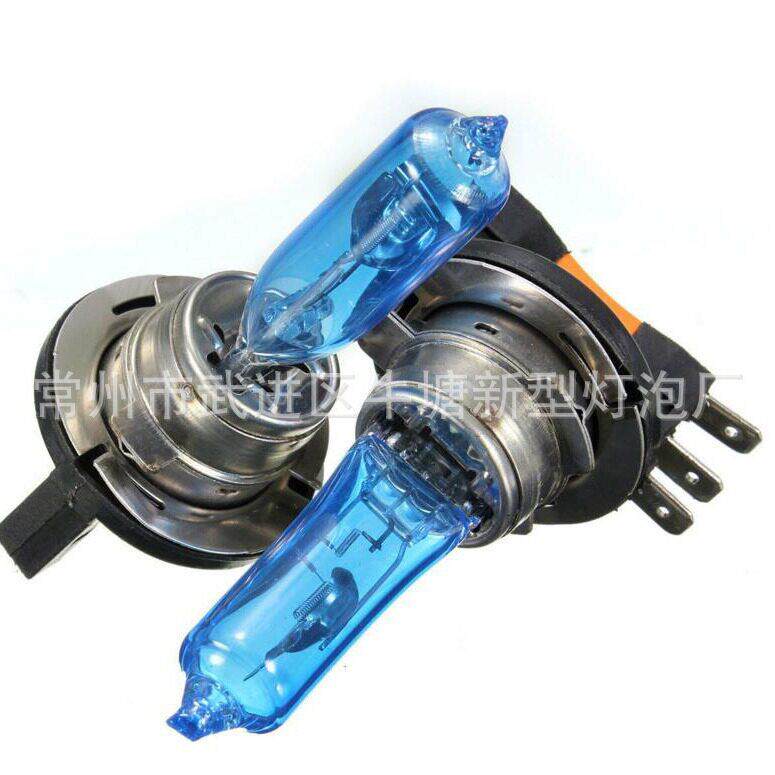 汽车灯泡H1512V55/100W卤素灯泡亮超白光大灯长寿命汽车前照灯
