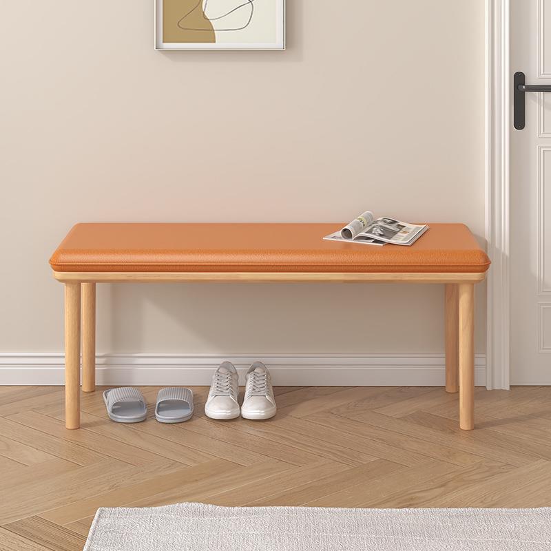 严选换鞋凳家用门口长条凳穿鞋凳入户现代简约衣帽间矮凳床尾凳子