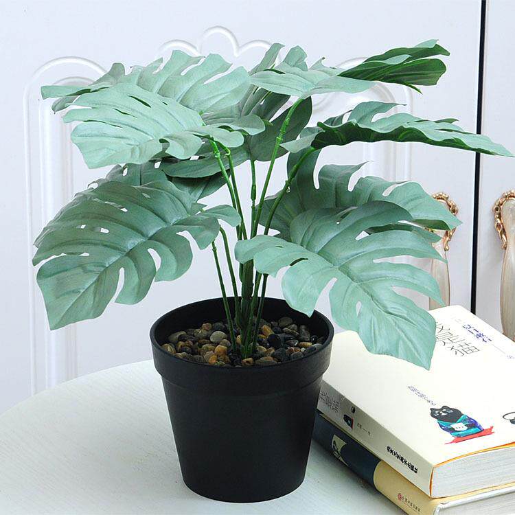 仿真盆景餐桌假绿植盆栽室内客厅橱窗落地塑料桌面装饰仿真植物