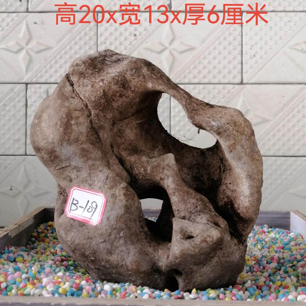 ZQ广西天然原石假山书房玄关鱼缸庭院盆景奇石观赏石案头摆件