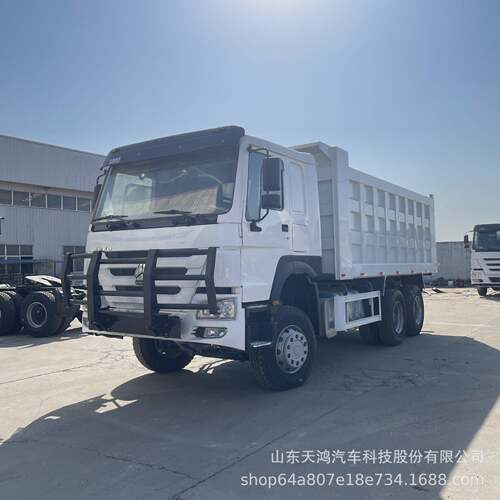 境外供应中国重豪沃翻斗渣土车6X4后翻汽e自卸卡车Ra rdump t922r